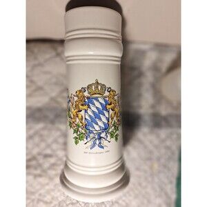 WF Hiltenfingen 1990 German Beer Stein Collectible Vintage 8-1/2" Tall